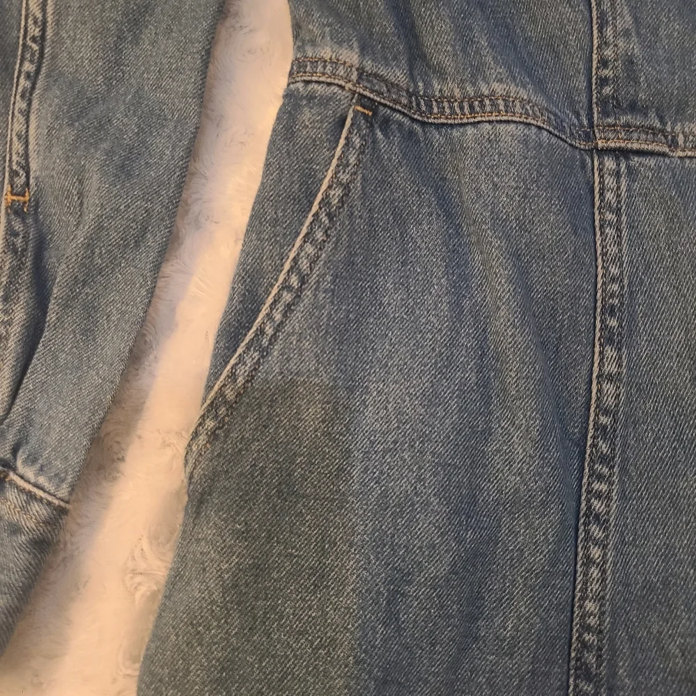 Levi's Denim Western Dress Medium Wash - Picture 8 of 12
